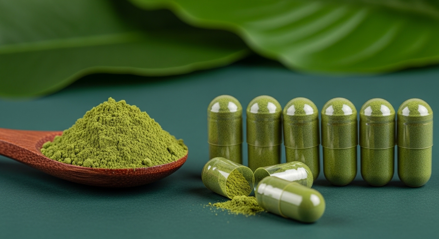 Green Malay Kratom Powder Benefits And Effects For Stress Relief